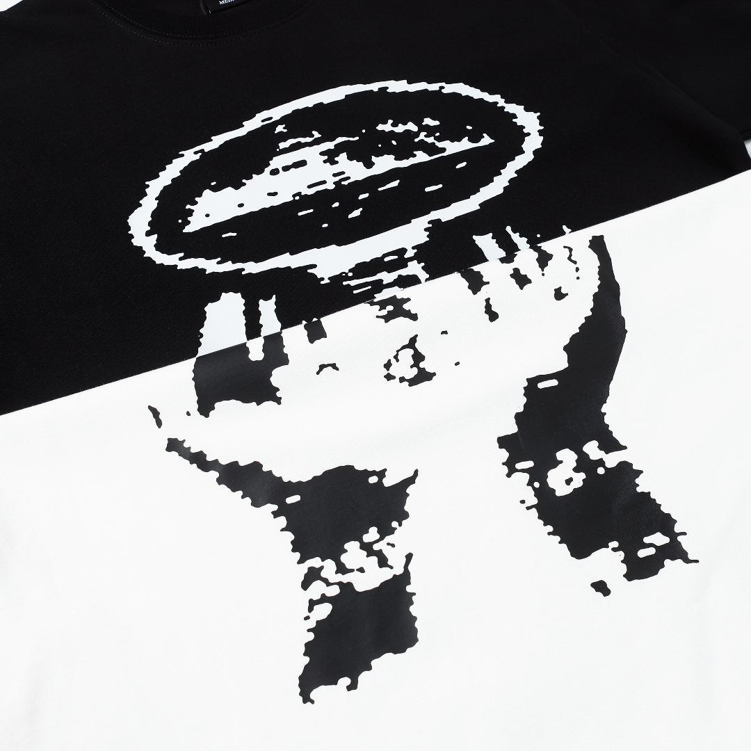 Corteiz Exklusives Streetwear T-Shirt Baumwolle Unisex Loose Fit Schwarz Stilvoll