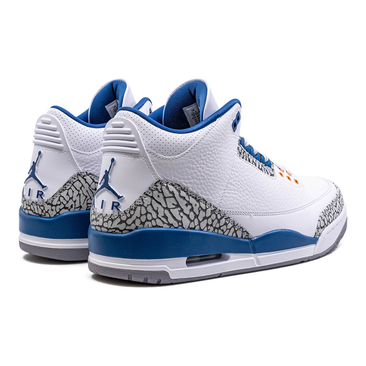 Air Jordan 3 Retro "Wizards" Herren Basketballschuh Premium-Leder Vintage-Design