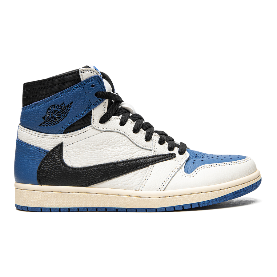 Exklusiver Air Jordan 1 High OG SP "Travis Scott Fragment" Military Blue Sneaker