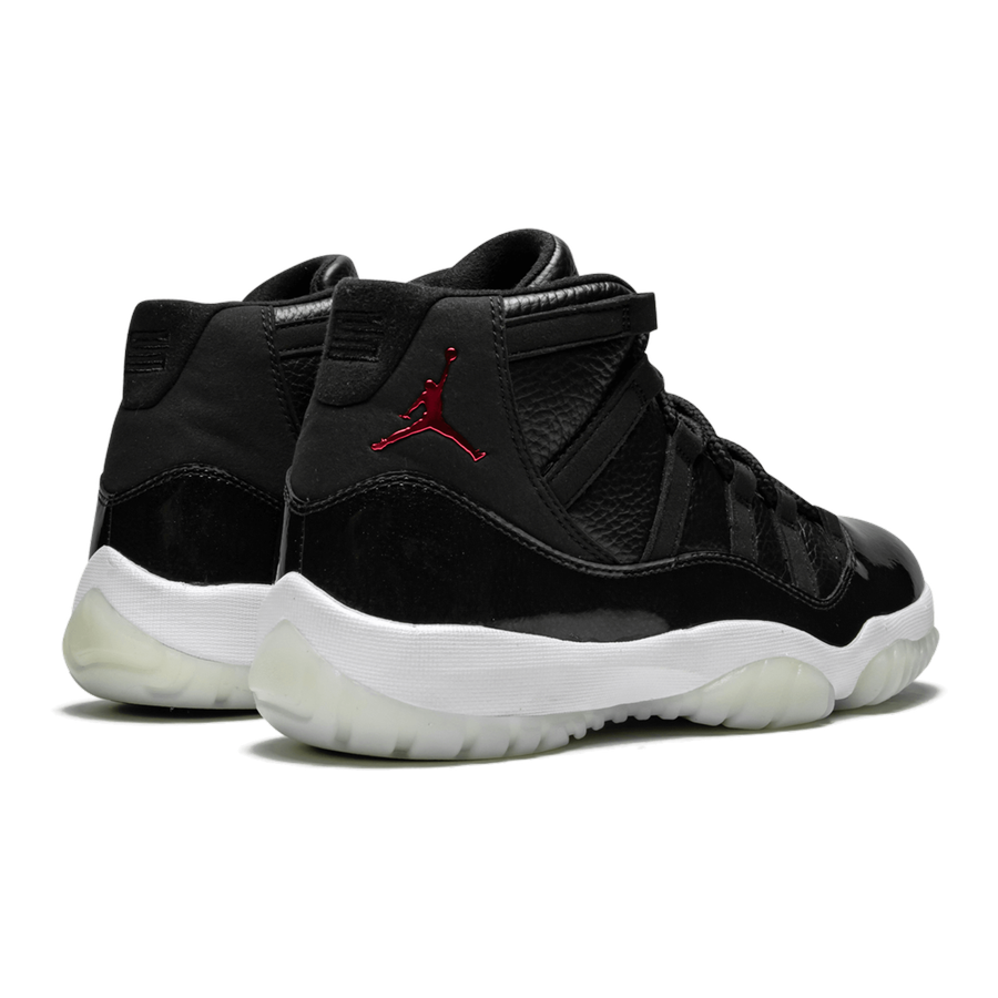 Air Jordan 11 Retro '72-10' Luxus-Sneaker: Legendärer Basketballschuh Schwarz Rot