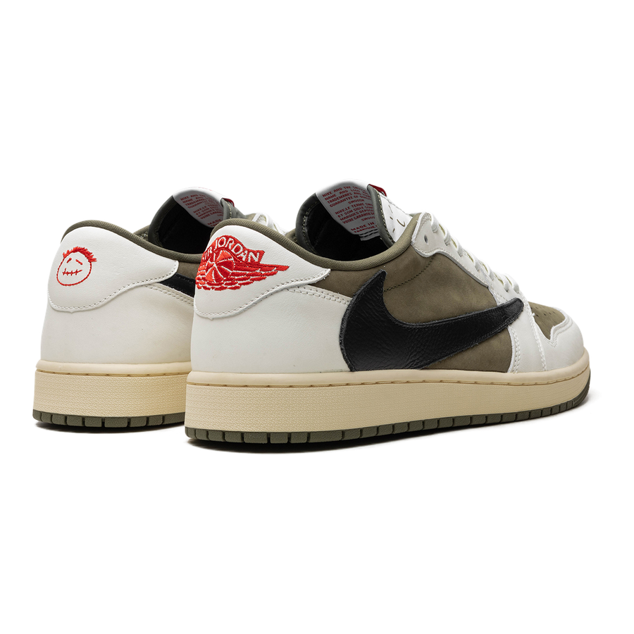 Exklusiver Air Jordan 1 Low OG SP Travis Scott 'Medium Olive' Sneaker