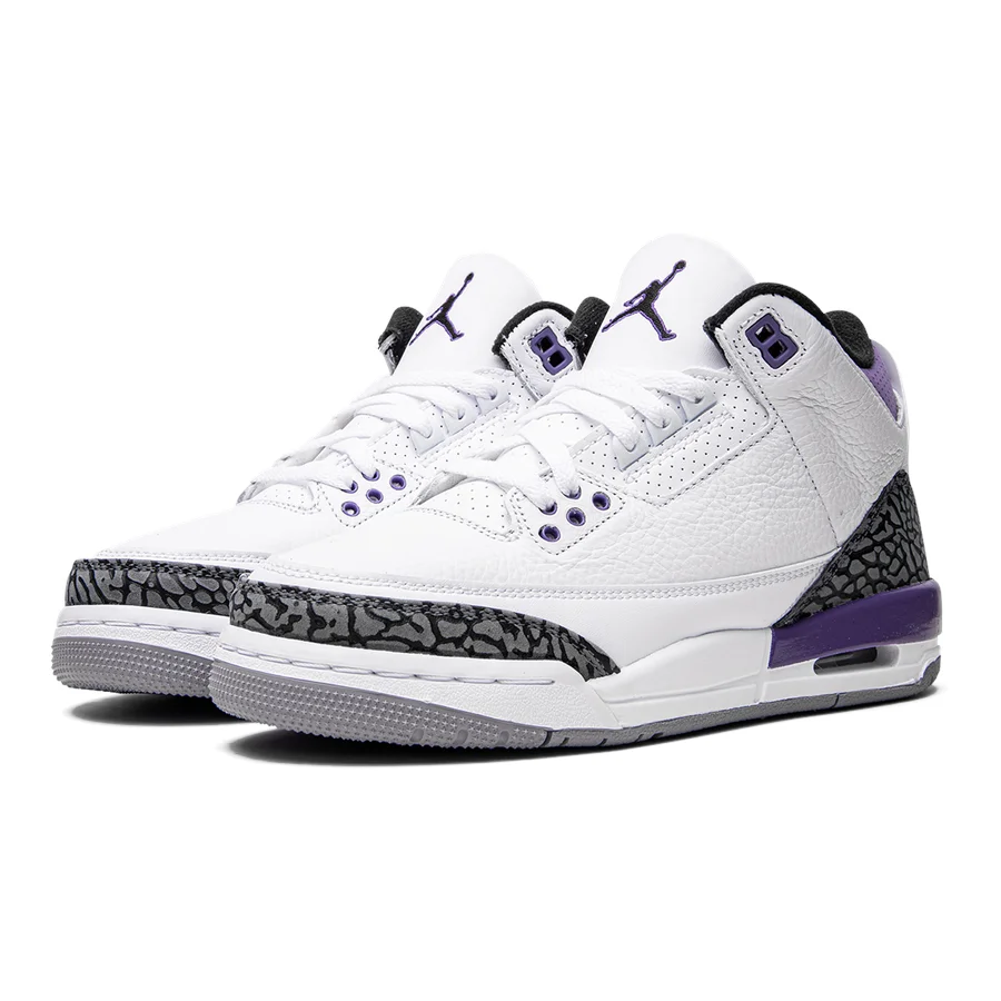 Air Jordan 3 Retro 'Dark Iris' Sneaker: Ikonischer Stil, Ultimativer Tragekomfort