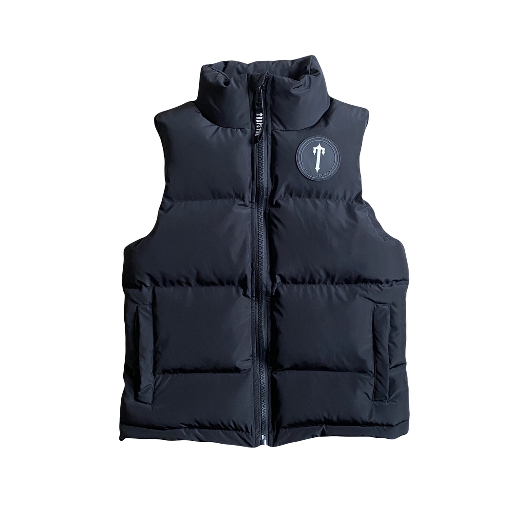 Trapstar Irongate Schwarze Herren Weste – Stylisch, Modern & Ärmellos für Streetwear