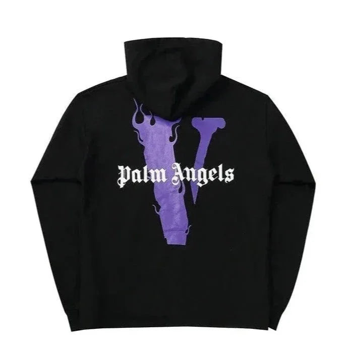 V-LONE Angels Hoodie: Exklusiver Streetwear Kapuzenpullover mit auffälligem Statement-Print