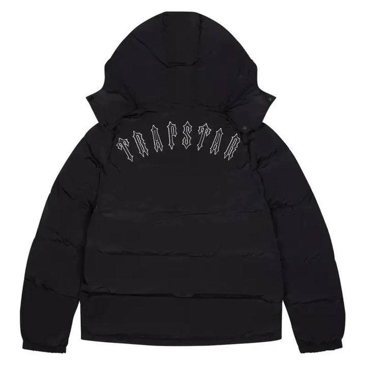 Trapstar Black Irongate Abnehmbare Jacke – Vielseitiger Streetwear-Stil für Herren