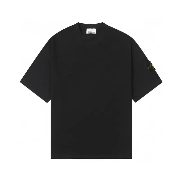 Stone Island Monochromes Herren T-Shirt - Premium Baumwolle, ikonisches Logo, Casual Fit