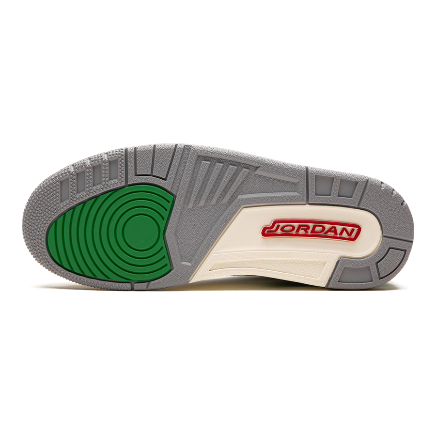 Air Jordan 3 "Lucky Green" Damen Sneaker: Ikonischer Stil und Komfort