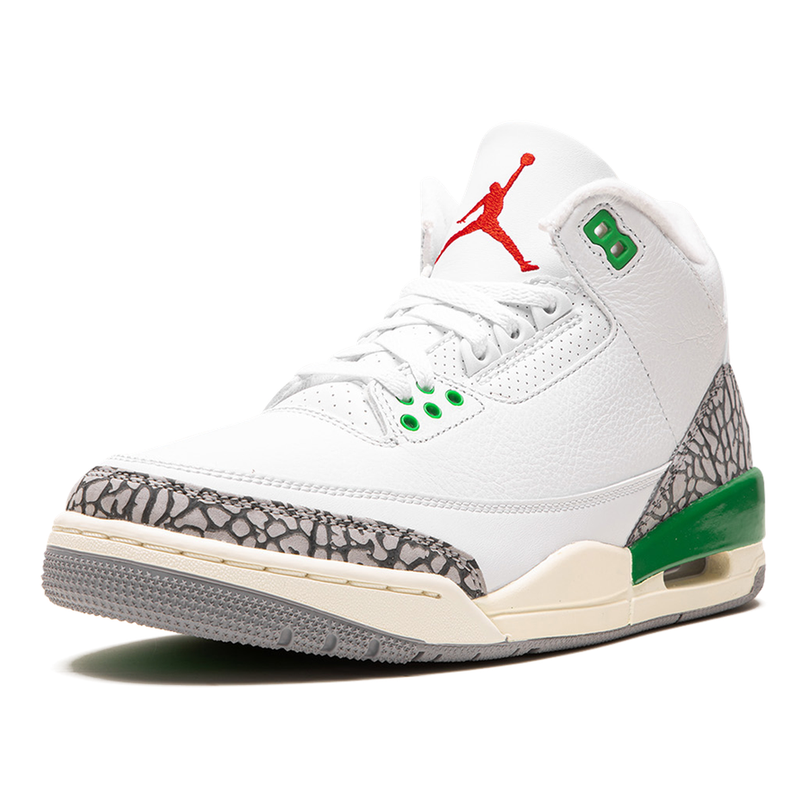 Air Jordan 3 "Lucky Green" Damen Sneaker: Ikonischer Stil und Komfort