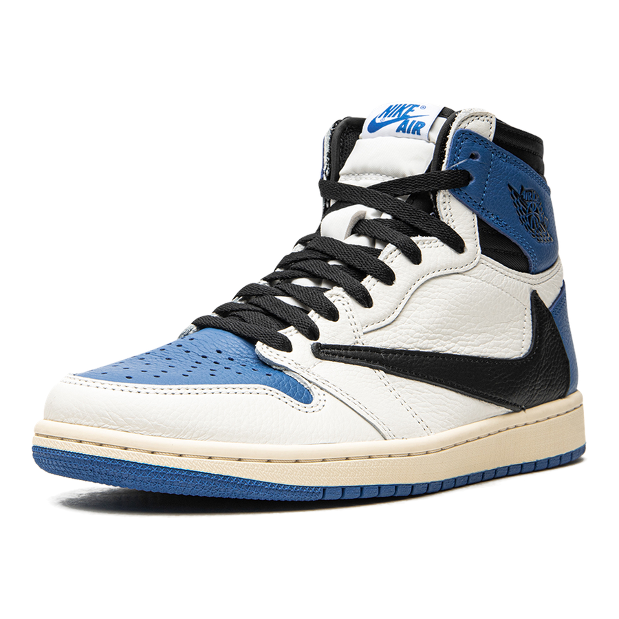 Exklusiver Air Jordan 1 High OG SP "Travis Scott Fragment" Military Blue Sneaker