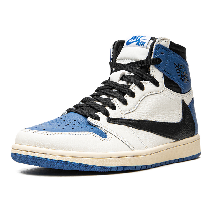 Exklusiver Air Jordan 1 High OG SP "Travis Scott Fragment" Military Blue Sneaker
