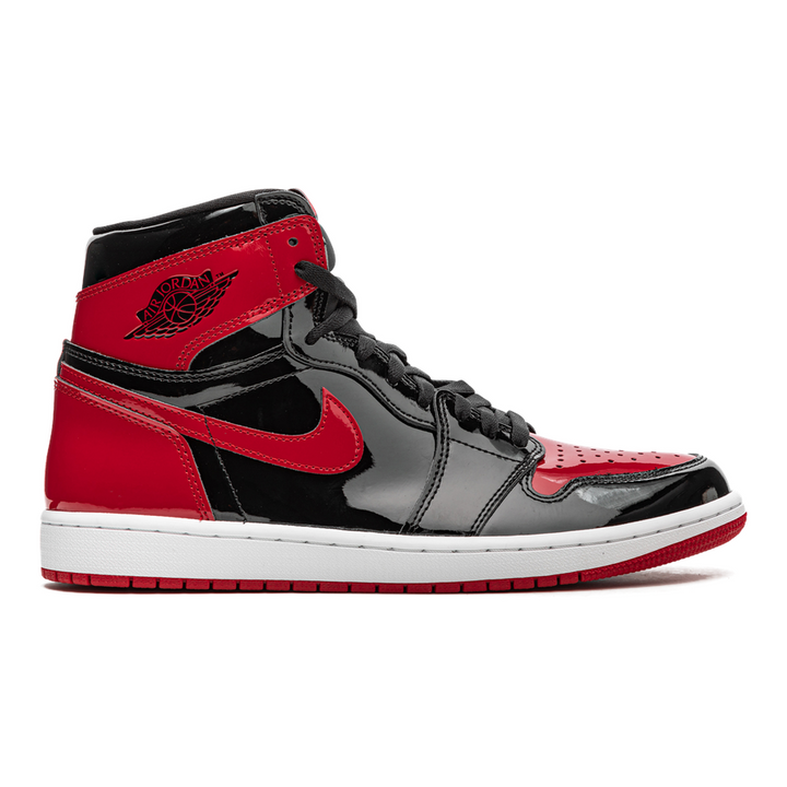 Air Jordan 1 Retro High OG 'Patent Bred': Glänzender Klassiker in Rot-Schwarz