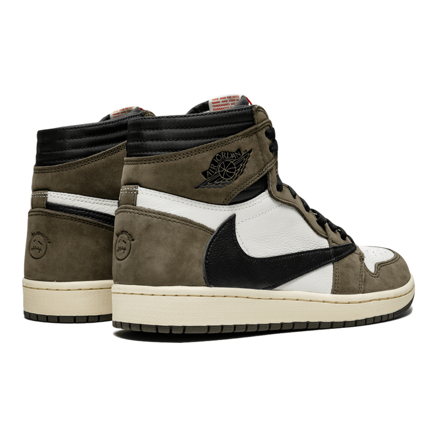 Ikonischer Air Jordan 1 High OG Travis Scott Reversed Swoosh Premium Sneaker