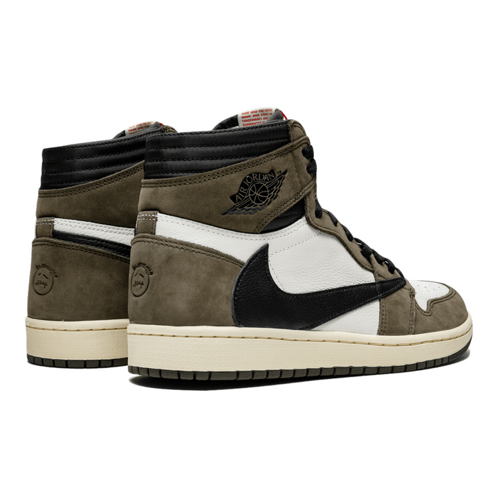 Ikonischer Air Jordan 1 High OG Travis Scott Reversed Swoosh Premium Sneaker
