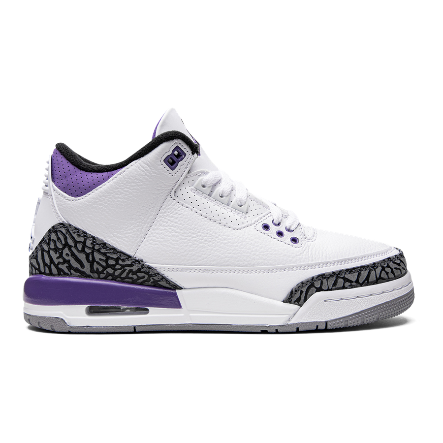 Air Jordan 3 Retro 'Dark Iris' Sneaker: Ikonischer Stil, Ultimativer Tragekomfort