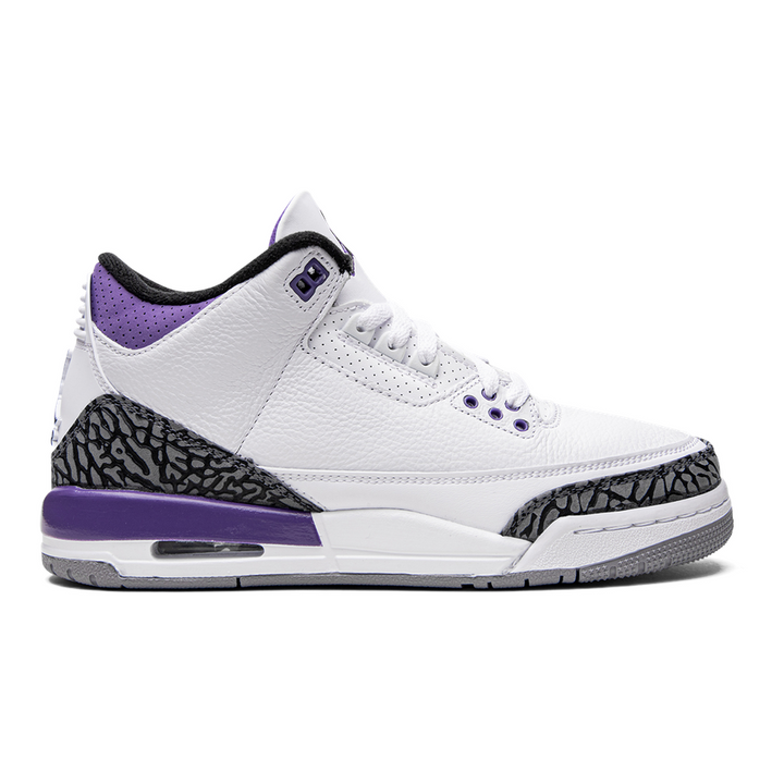 Air Jordan 3 Retro 'Dark Iris' Sneaker: Ikonischer Stil, Ultimativer Tragekomfort