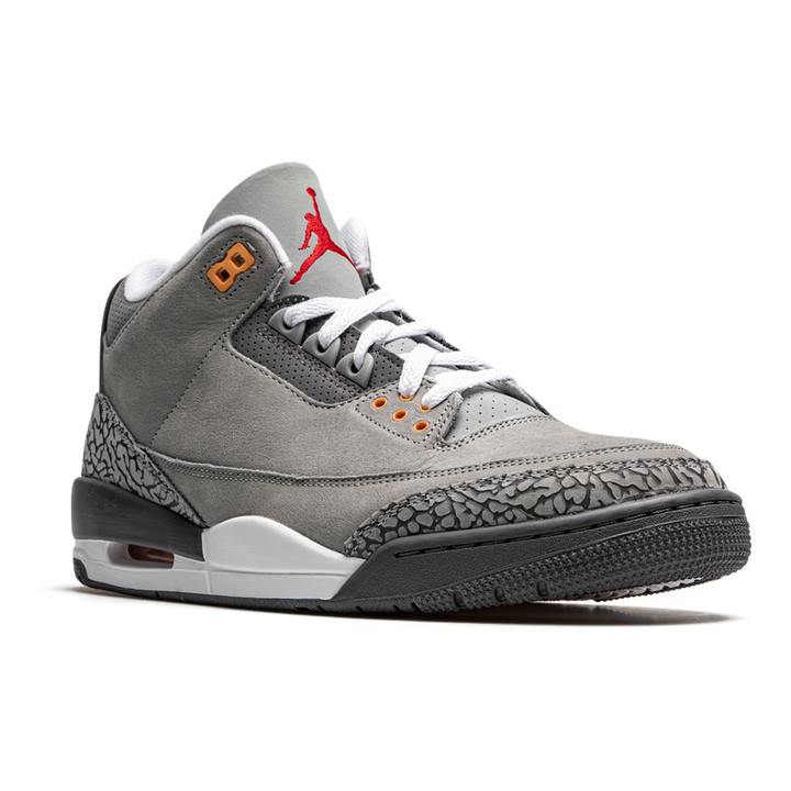 Air Jordan 3 Retro "Cool Grey" Herren Sneaker Premium Leder Klassiker Neuauflage