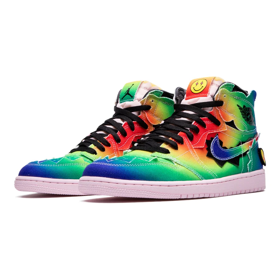 Air Jordan 1 Retro High OG J Balvin – Farbenfroher Canvas Sneaker
