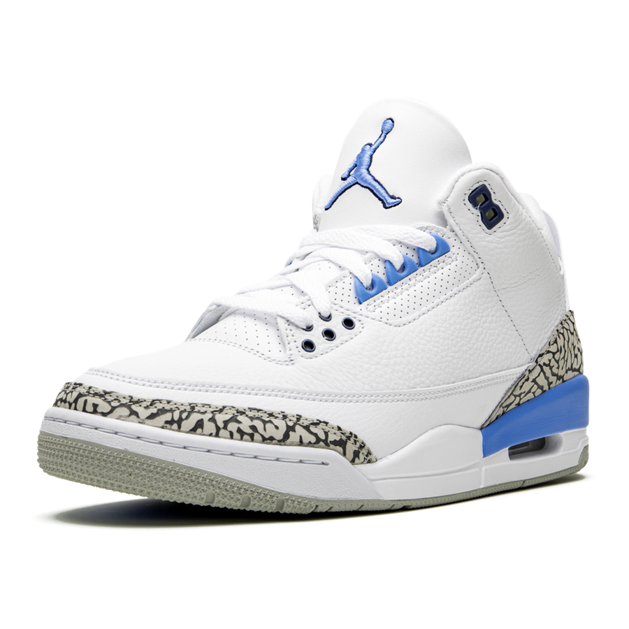 Air Jordan 3 Retro 'UNC' Sneaker – Klassischer Style, Sammlerstück Basketballschuh