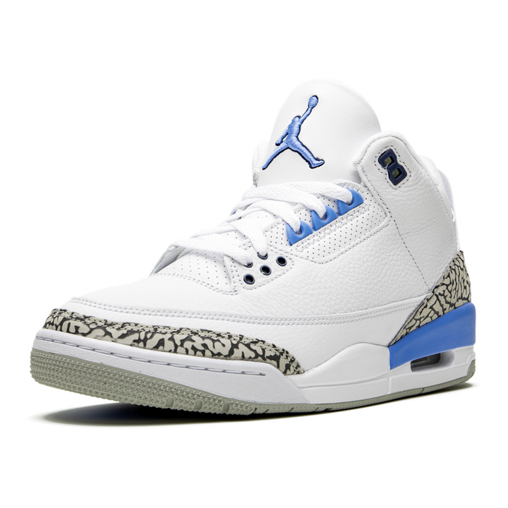 Air Jordan 3 Retro 'UNC' Sneaker – Klassischer Style, Sammlerstück Basketballschuh