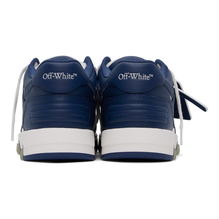 Off-White Out Of Office Sneaker Weiß Navy Blau Sportlicher Hybrid-Freizeitschuh