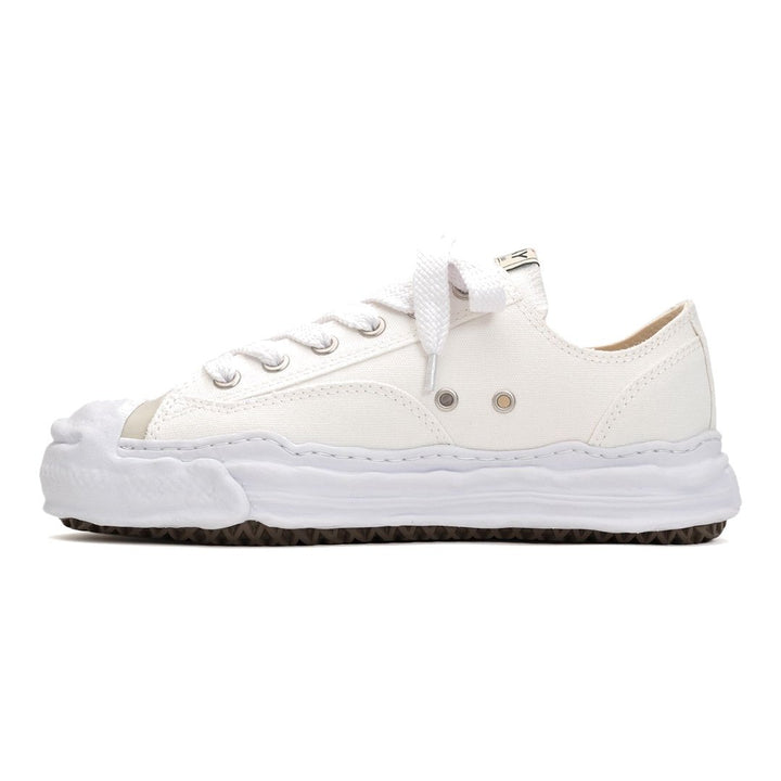 Maison MIHARA YASUHIRO "HANK" OG Sohle Canvas Sneaker – Weißer Low-Top Designer Schuh