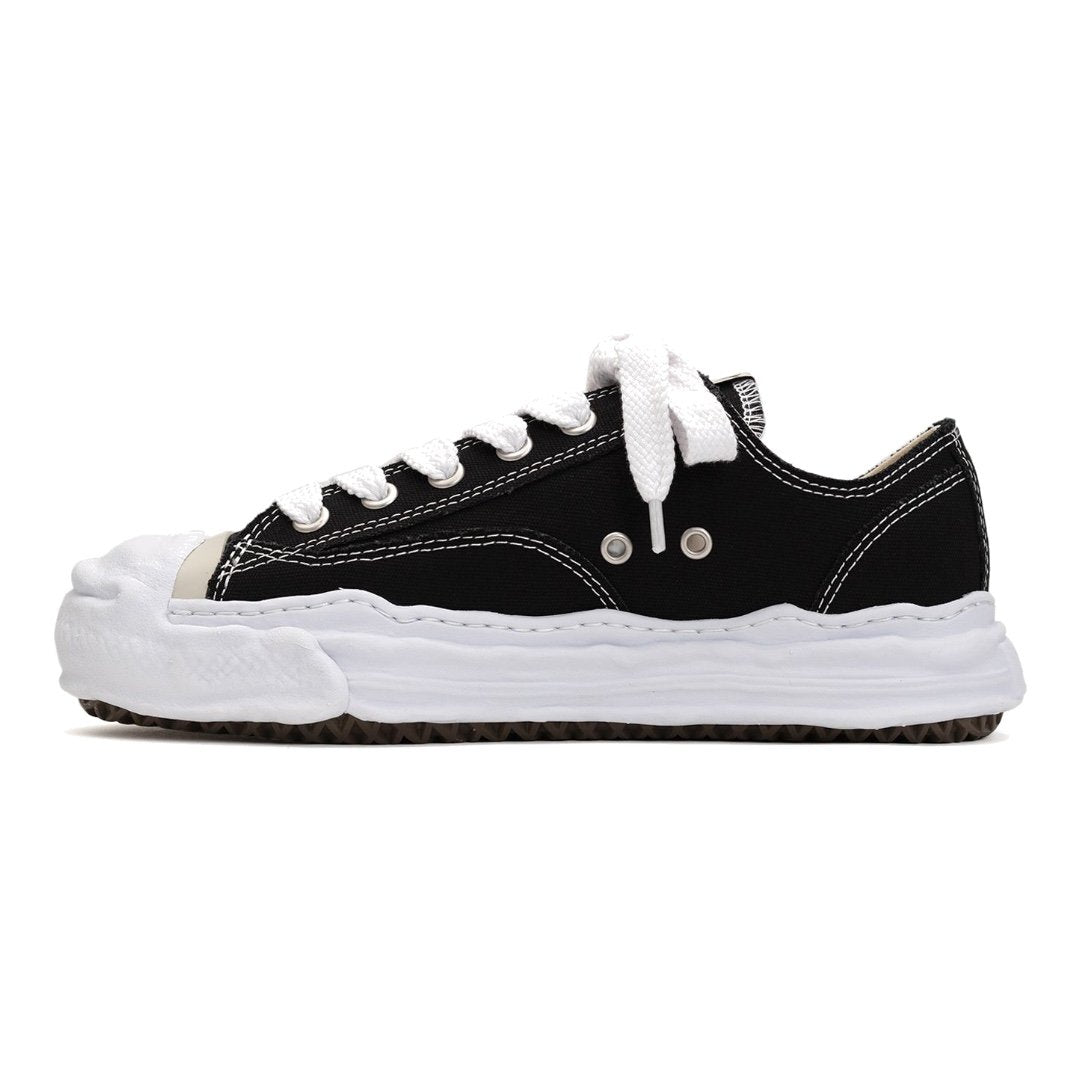Maison MIHARA YASUHIRO HANK OG Sohle Canvas Low-Top Sneaker Schwarz Unisex