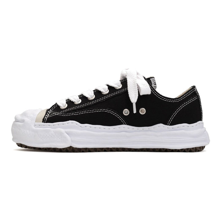Maison MIHARA YASUHIRO HANK OG Sohle Canvas Low-Top Sneaker Schwarz Unisex