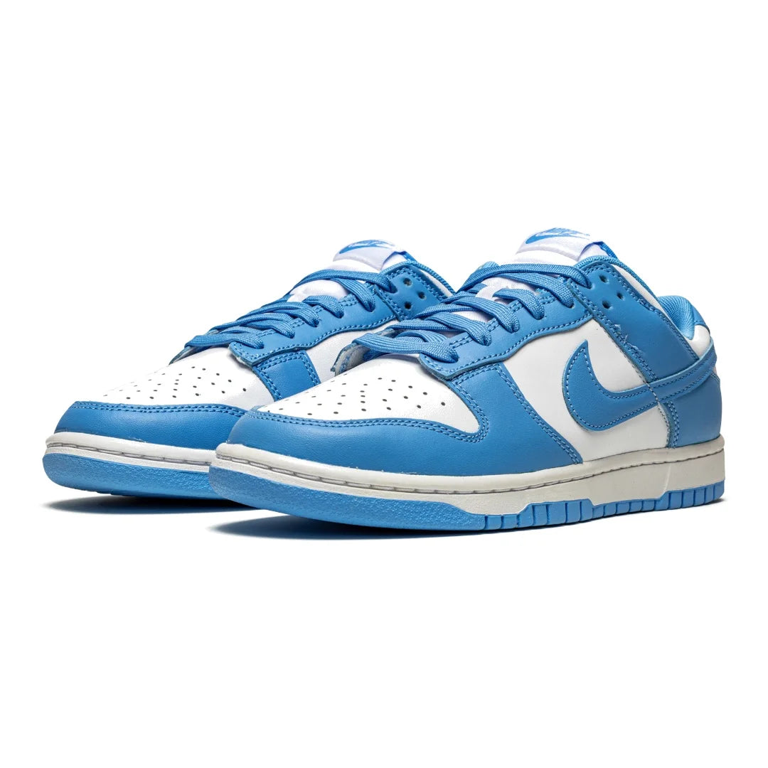 Nike Dunk Low "University Blue": Klassischer Retro-Basketball-Sneaker Weiß/Blau