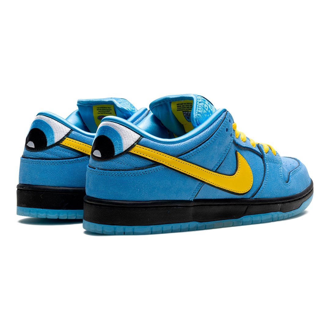 Nike SB Dunk Low Powerpuff Girls 'Bubbles' Sneaker – Glänzend, Verspielt, Einzigartig