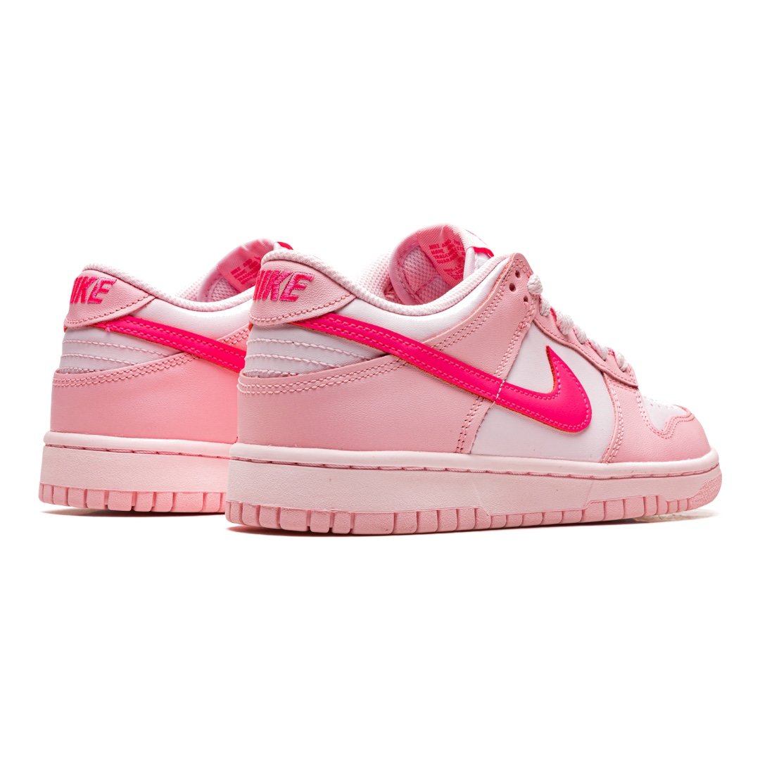 Nike Dunk Low GS Triple Pink Sneaker: Stilvoller Jugend-Schuh mit Komfort in Rosa
