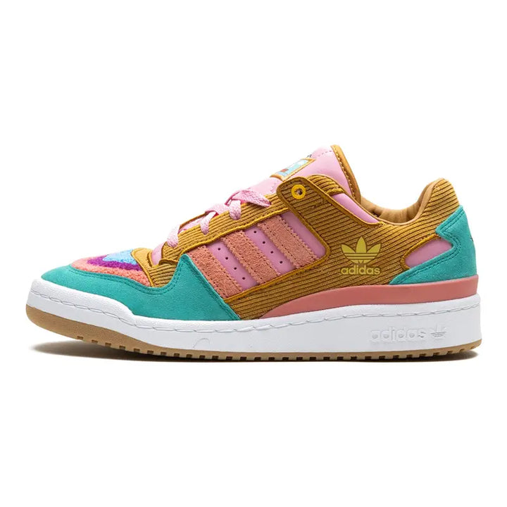 Adidas Forum Low CL "Simpsons Wohnzimmer" Kult-Sneaker – Detailreiches Sammlerstück