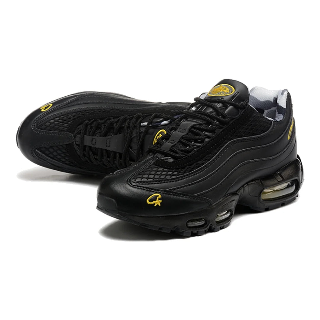 Nike Air Max 95 Corteiz Schwarz Gelb Sneaker – Ikonischer Style & Max Air Komfort