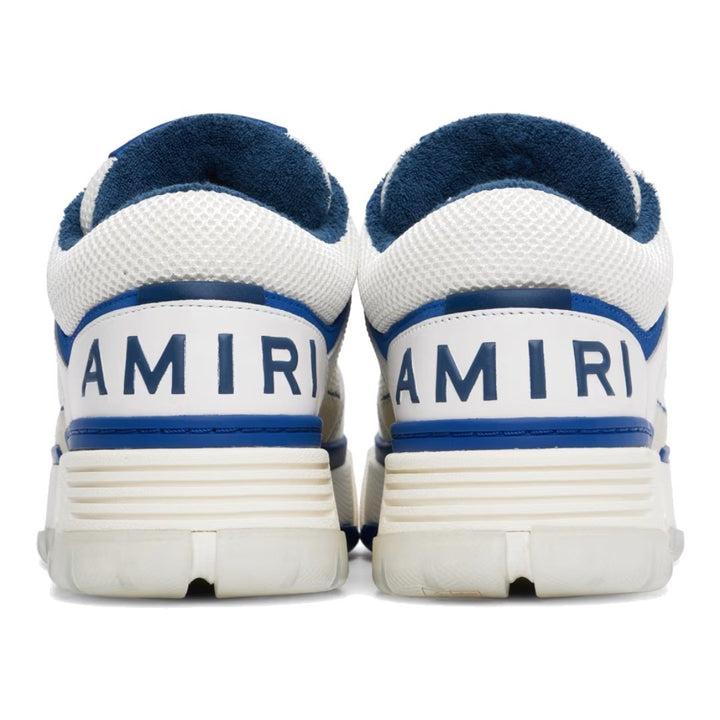 Amiri MA-1 Sneaker Weiß Navy Blau – Luxuriöser Herren Leder Freizeitschuh
