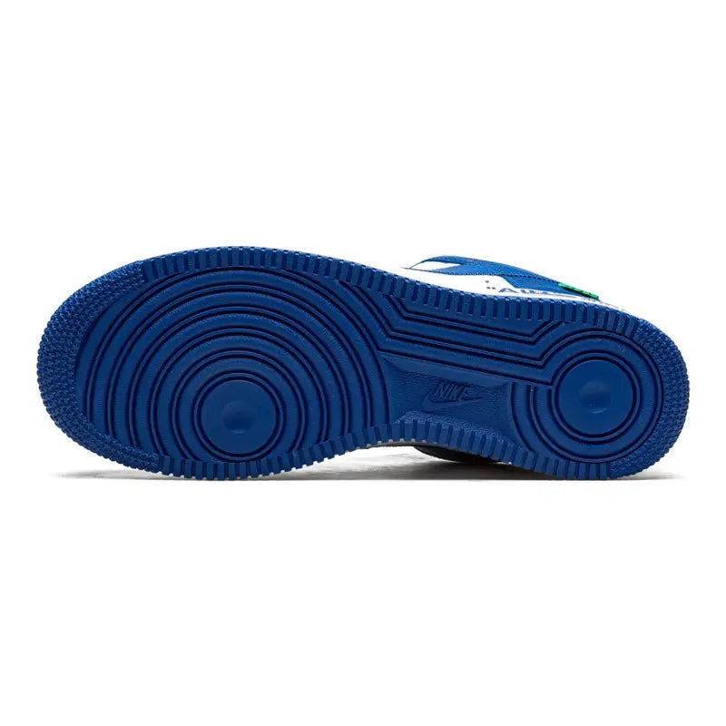 Exklusive Nike Louis Vuitton Air Force 1 Low Virgil Abloh Weiß/Blau Monogramm Sneaker