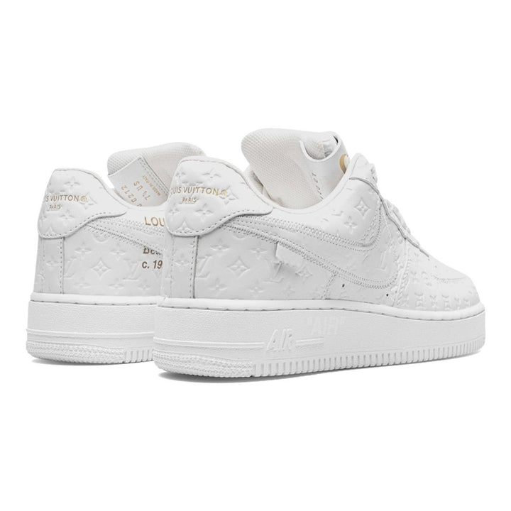 Exklusiver Nike Louis Vuitton Air Force 1 Low Weiß Designer Sneaker