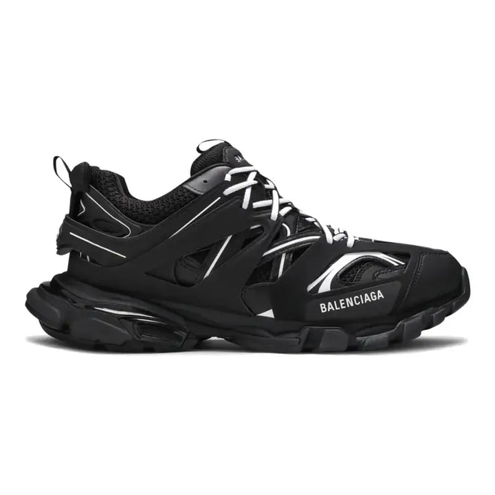 Balenciaga Track Schwarz Weiß Luxus Sneaker – Lederfrei, Dynamisch, Robust & Stylisch