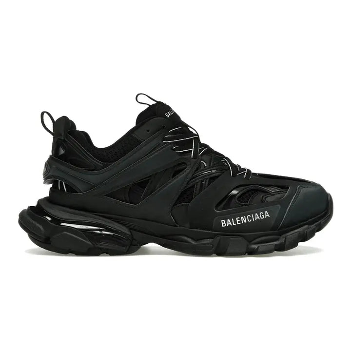 Balenciaga Track Black: Trendige Lederfreie Sneaker mit Dynamischer Sohle und Worn-In-Look