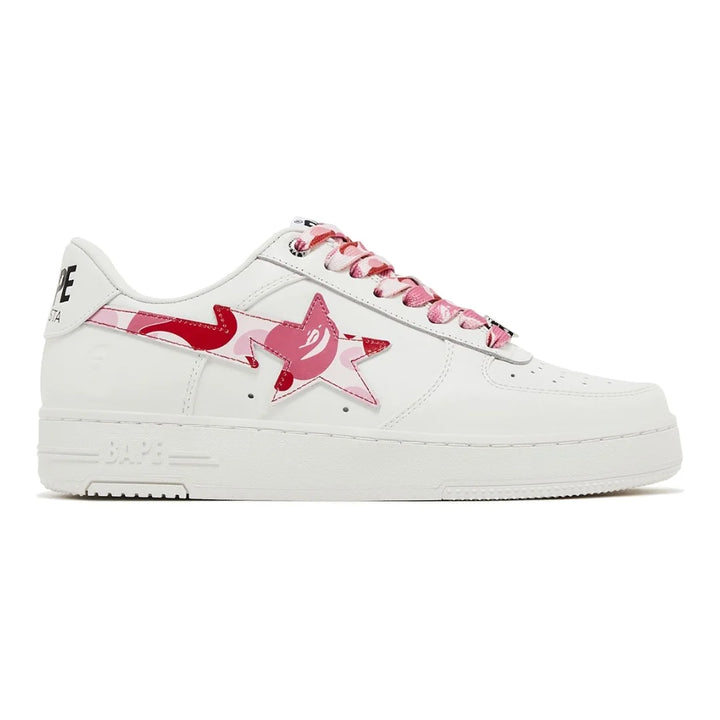 Ikonische BAPE BAPESTA 'ABC Camo Pink' Sneaker für stilvolle Streetwear