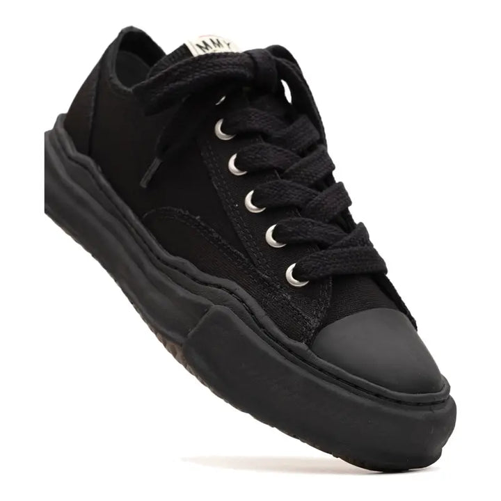 Exklusive Maison Mihara Yasuhiro Peterson OG Sohle Canvas Low Lifestyle Sneaker Schwarz