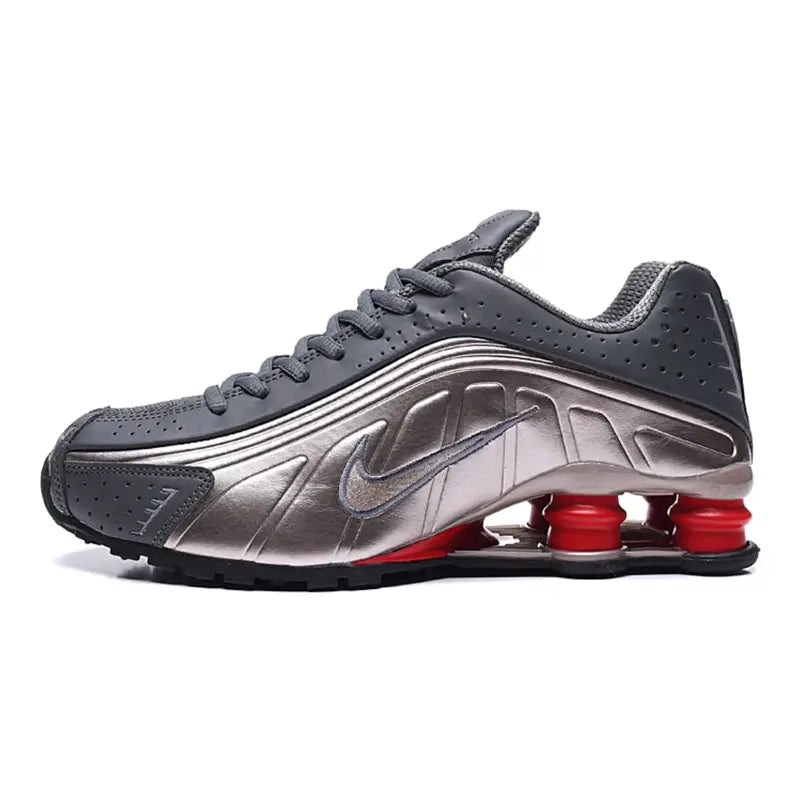 Nike Shox R4 Retro-Sneaker mit futuristischem Design und High-Performance Dämpfung