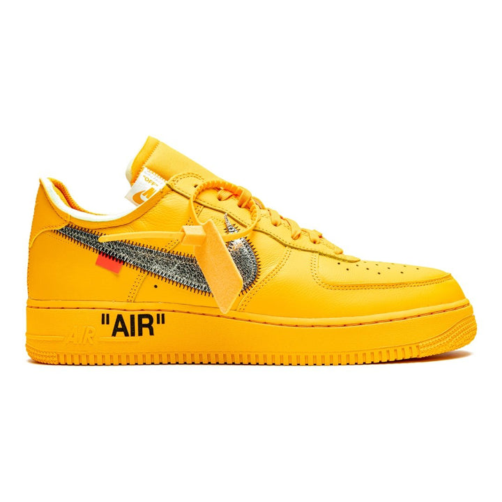 Nike Air Force 1 Low Off-White University Gold Exklusiver Designer-Sneaker