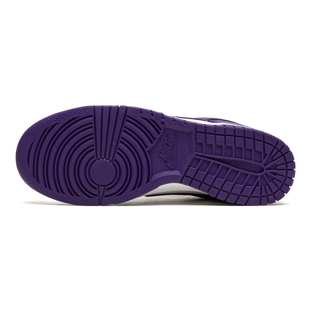 Nike Dunk Low 'Court Purple' Sneaker: Stilvoller Retro-Look mit weiß-lila Akzenten
