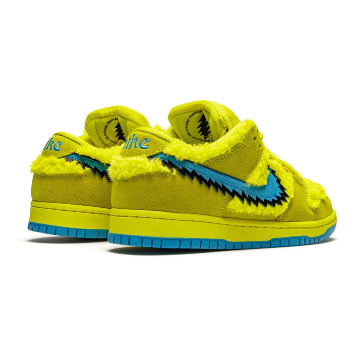Nike SB Dunk Low Grateful Dead Gelber Bär Flauschiger Premium Sneaker