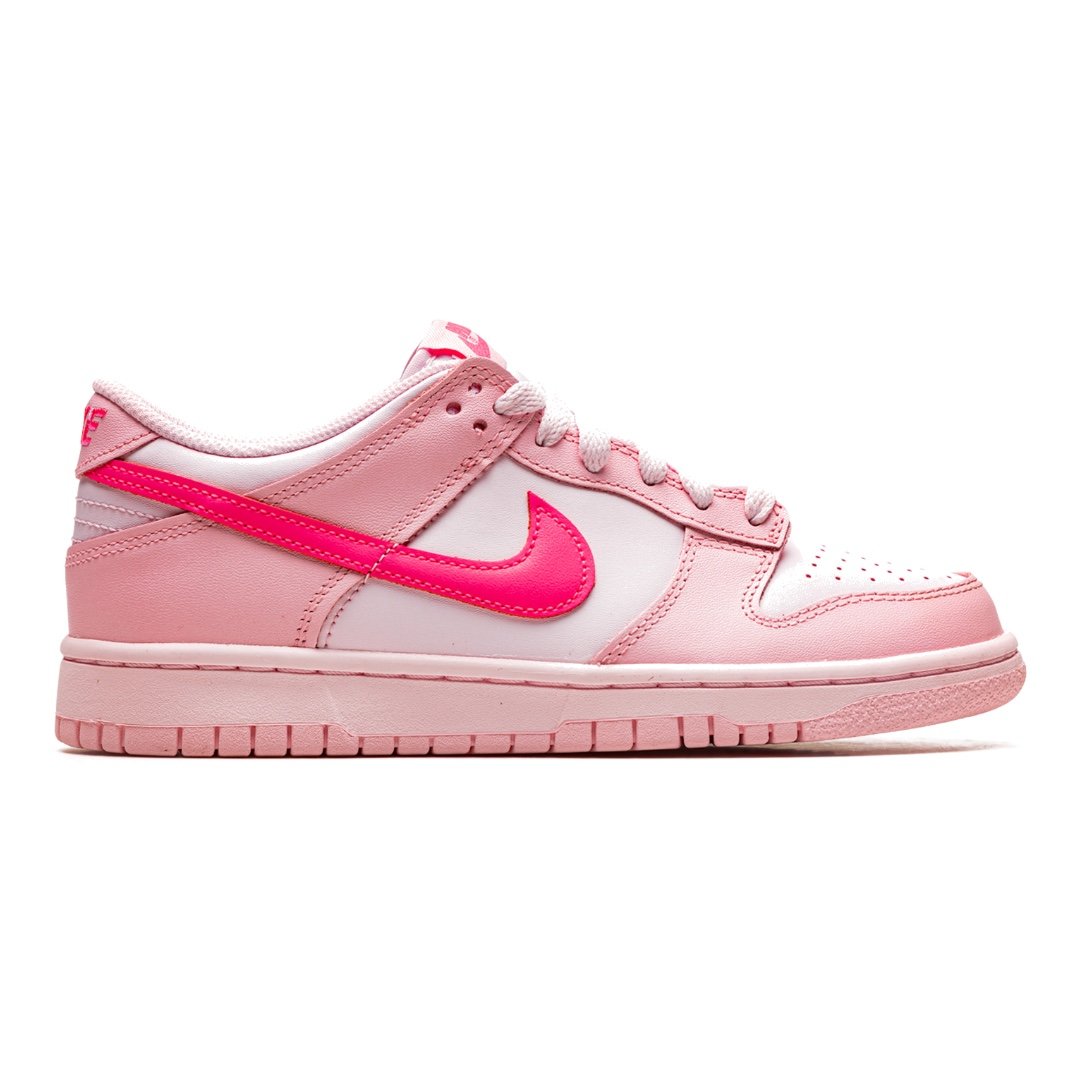 Nike Dunk Low GS Triple Pink Sneaker: Stilvoller Jugend-Schuh mit Komfort in Rosa