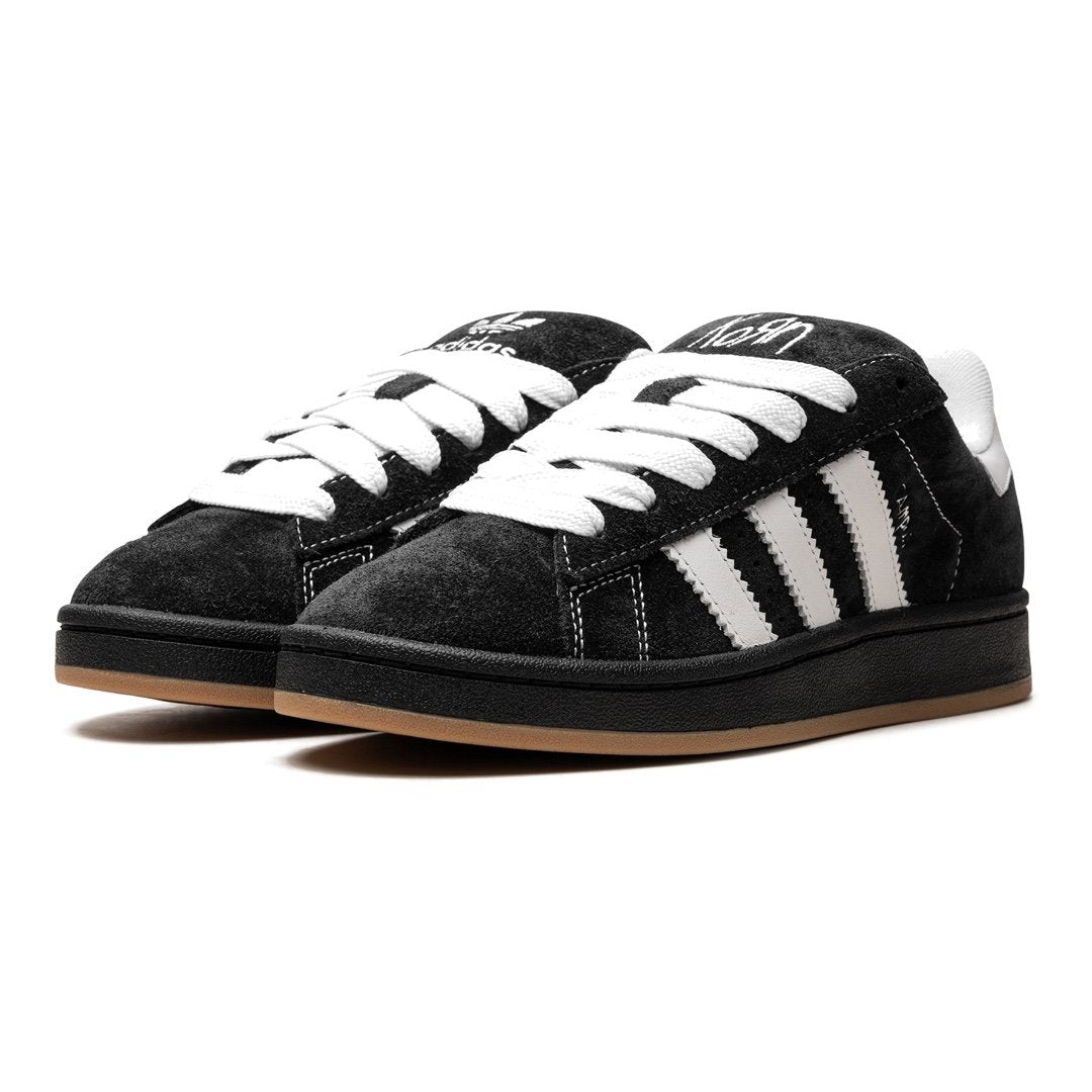 Adidas Campus 00s KoRn Kollaboration Sneaker Retro Wildleder Schwarz Weiß Kultschuh