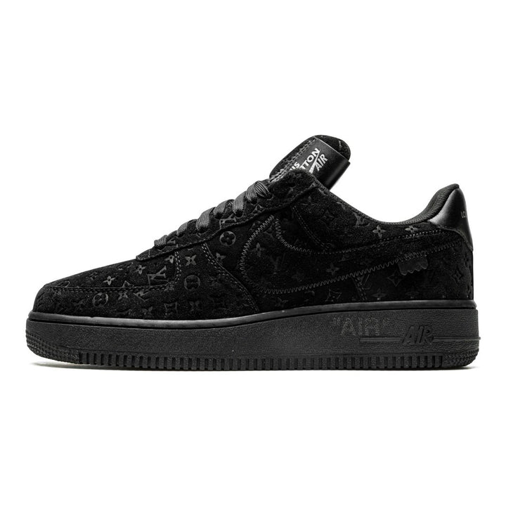 Exklusive Nike Louis Vuitton Air Force 1 Low Virgil Abloh Schwarze Edition Sneaker