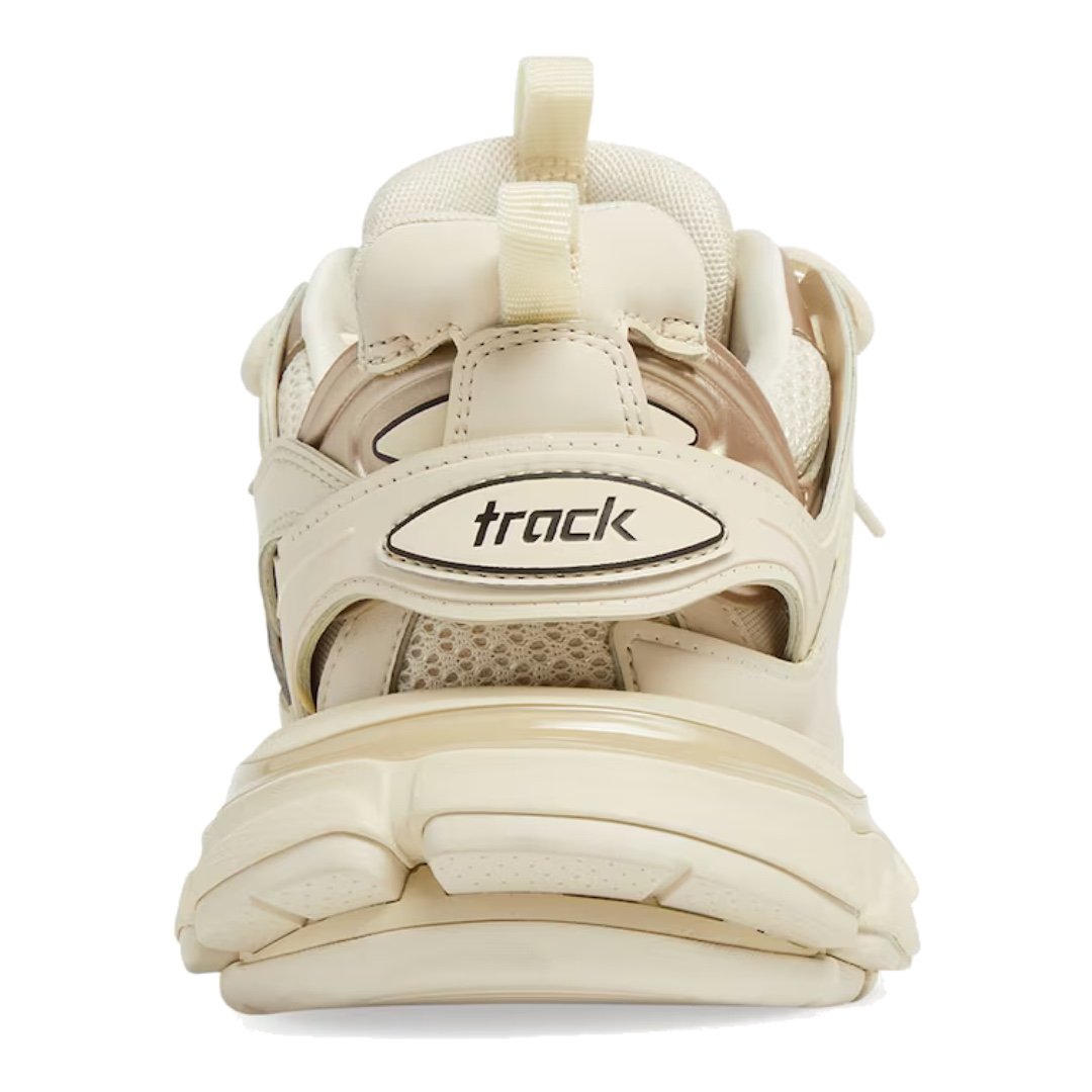 Balenciaga Track Beige Sneaker: Lederfrei, Dynamisch, Robuste Sohle, Komfortabel & Stylisch