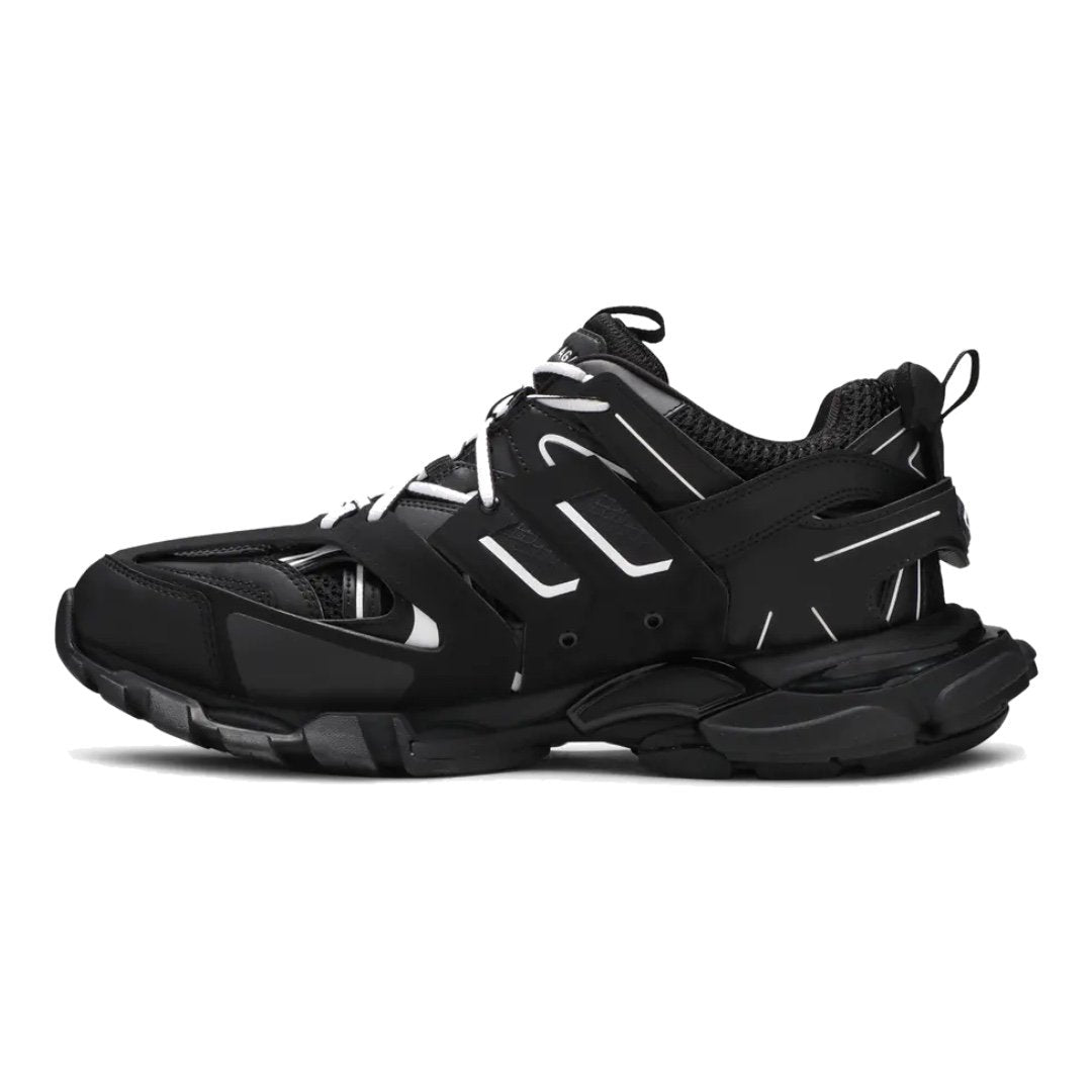 Balenciaga Track Schwarz Weiß Luxus Sneaker – Lederfrei, Dynamisch, Robust & Stylisch