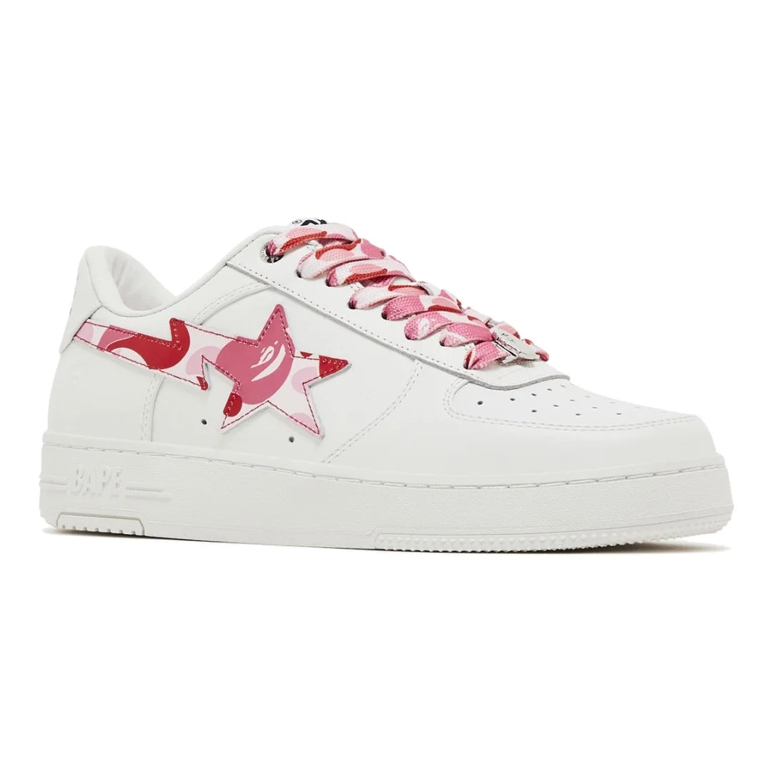 Ikonische BAPE BAPESTA 'ABC Camo Pink' Sneaker für stilvolle Streetwear