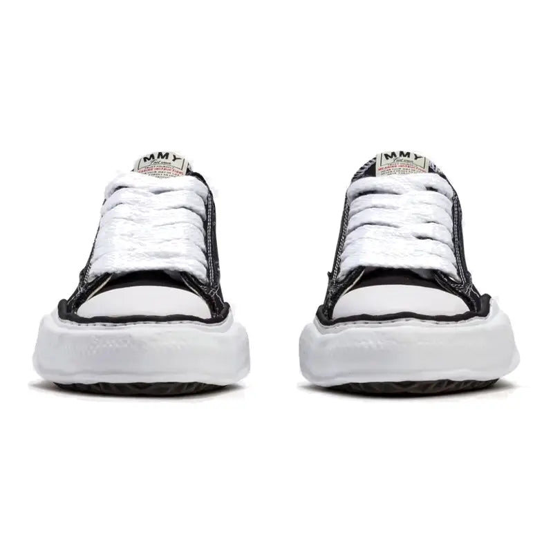 Maison Mihara Yasuhiro Peterson OG Sohle Canvas Low Schwarz Sneaker
